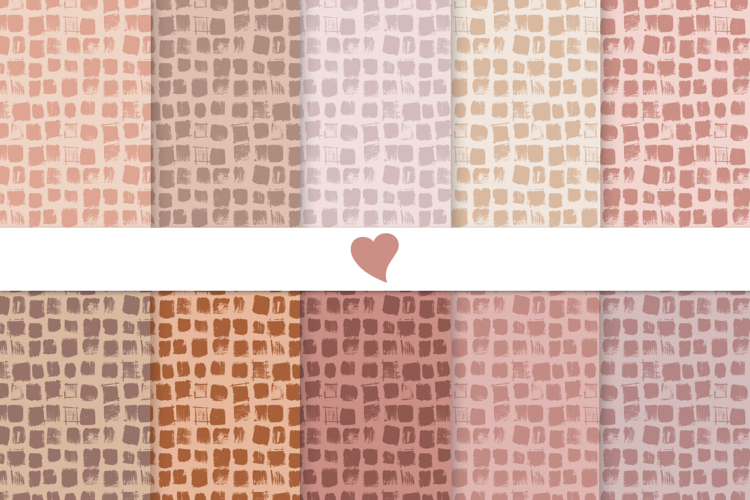 Boho dreams seamless paper patterns example image 1