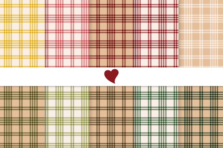 Christmas tones seamless paper patterns