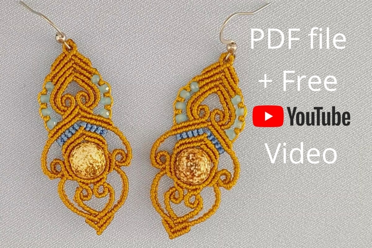 Micro Macrame Chic Earrings YouTube Transcript