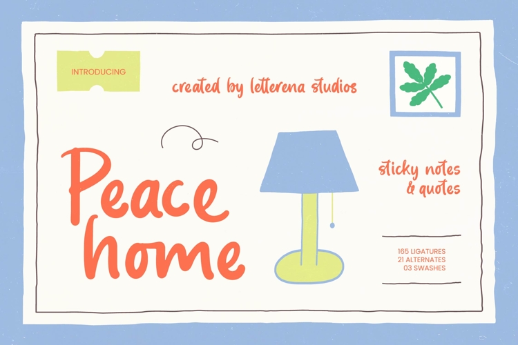 Peace Home - Sticky Notes   Quotes