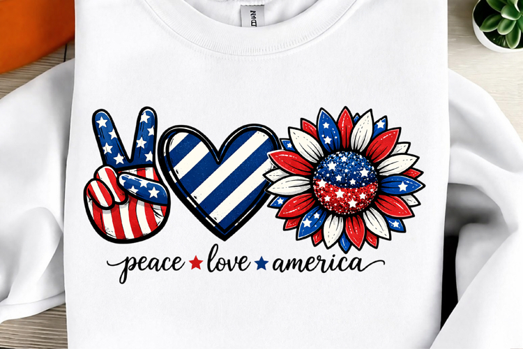 American Flag Sublimation Image 3