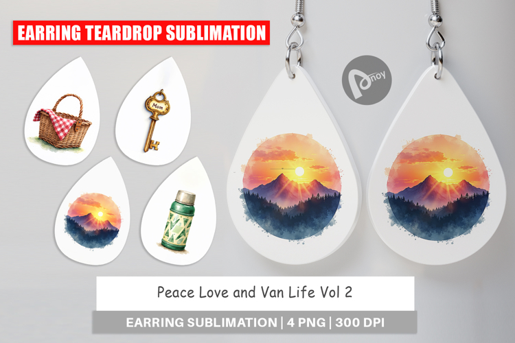 Sublimation Earring Designs Image 6