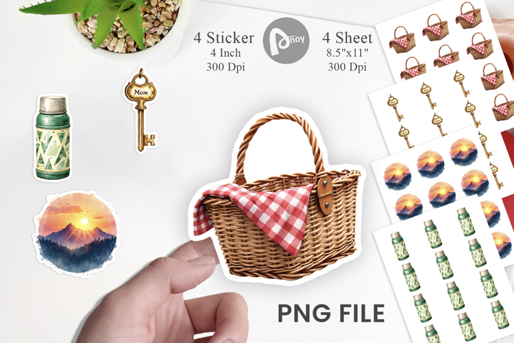 Peace Love Van Life Sticker