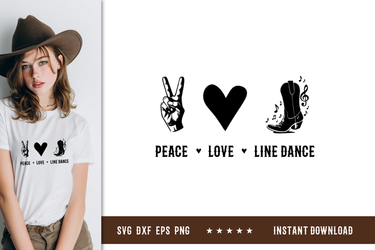 Line Dance SVG | Country Western file