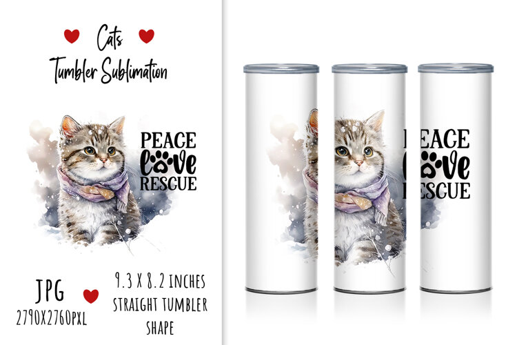 lettering, quotes, floral, gift, cat mom, pet love, tumbler design, cat sublimation, motivation sublimation, tumbler sublimation, watercolor, illustration