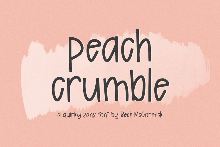 Peach Crumble Sans