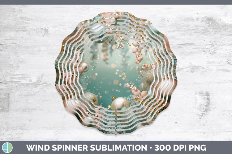 GorgeousPearl Christmas Wind Spinner design.