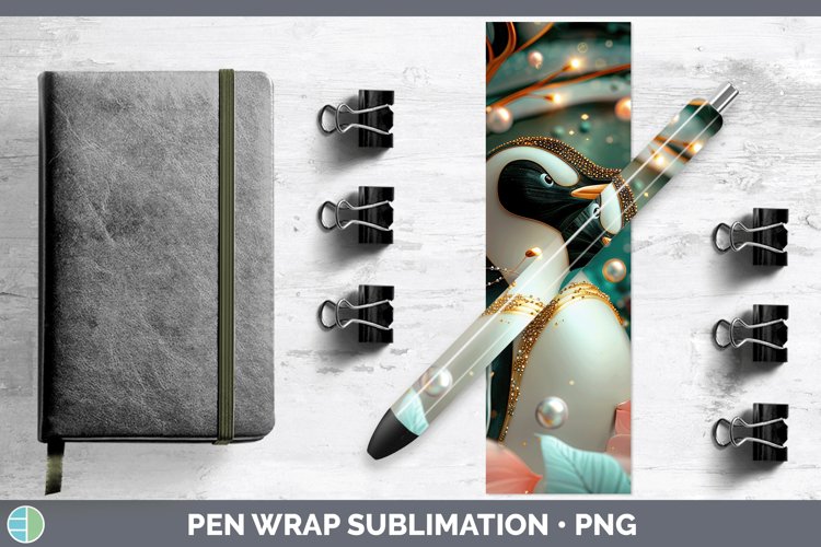 GorgeousPearl Christmas Pen Wrap design.