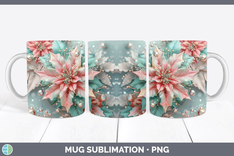 GorgeousPearl Christmas Mug Wrap design.