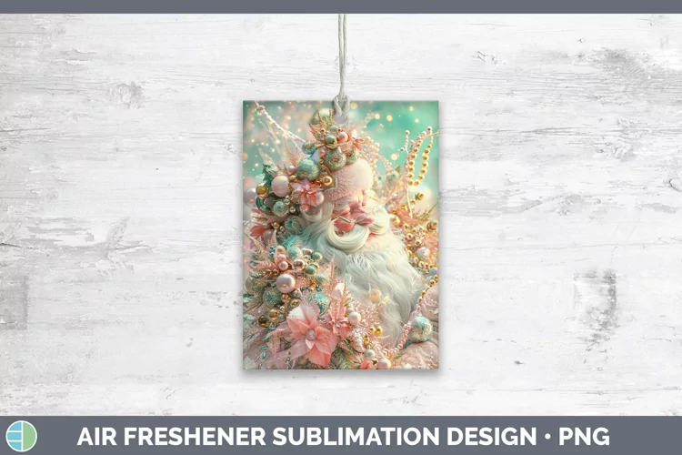 Pearl Christmas Santa Air Freshener Sublimation Car Freshene