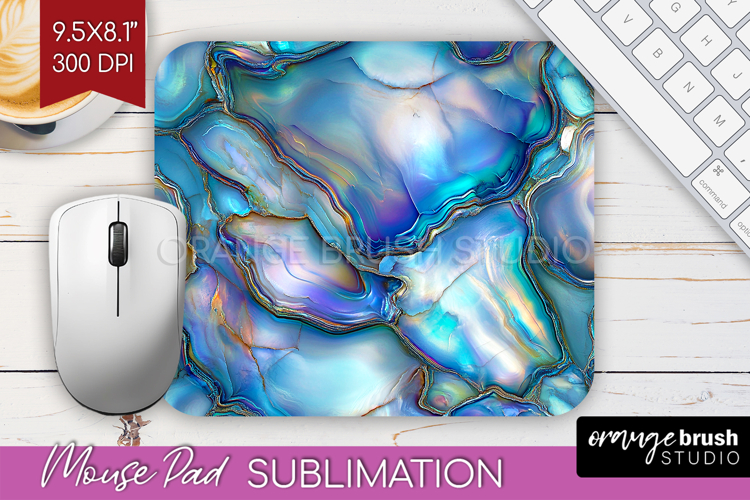 Pearl Mouse Pad Sublimation - Pearl Texture Mousepad PNG