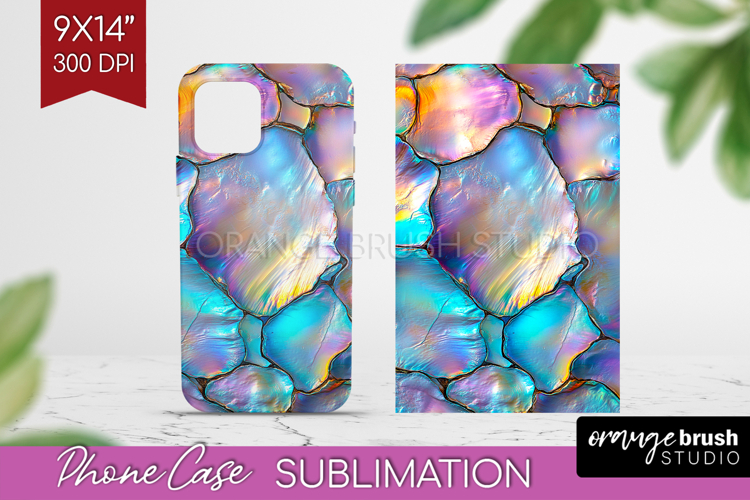 Pearl Phone Case PNG - Pearl Texture Case PNG Sublimation