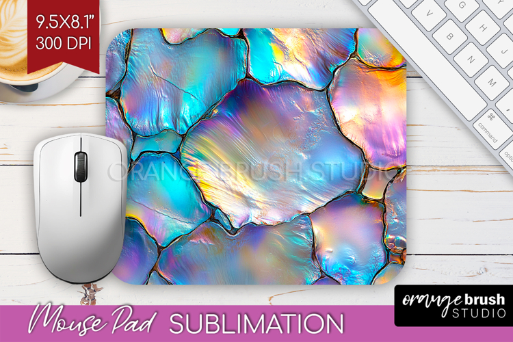 Pearl Mouse Pad Sublimation - Pearl Texture Mousepad PNG
