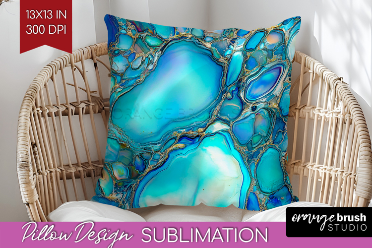 Pearl Pillow Sublimation - Pearl Texture Pillow Cover PNG