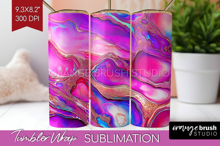 Pearl Tumbler Wrap - Pearl Texture Tumbler PNG Sublimation