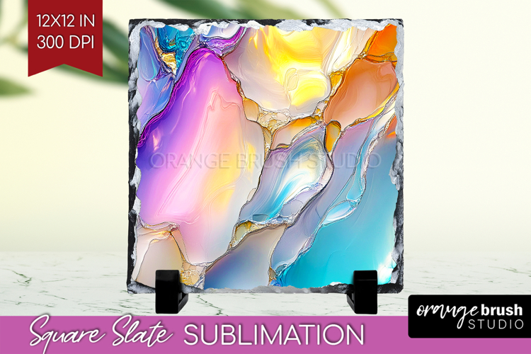 Pearl Slate PNG - Pearl Texture Square Slate Sublimation