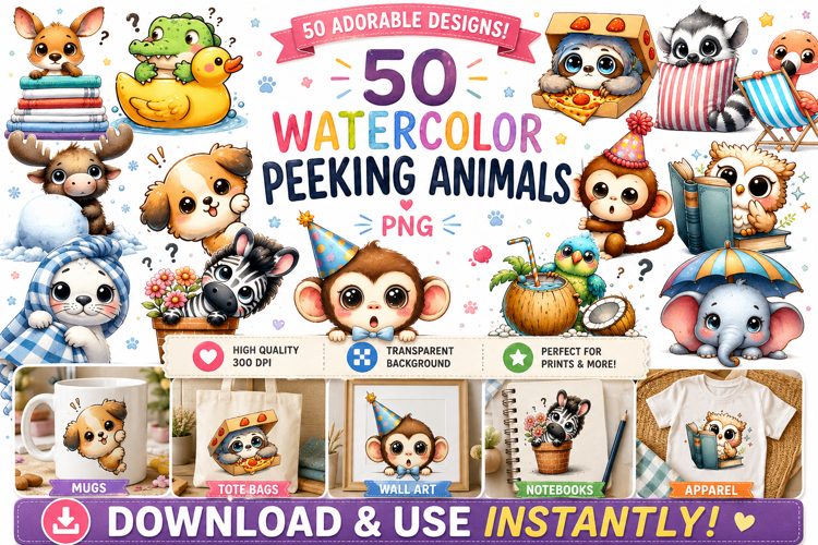 Woodland Animals Clipart Image 2