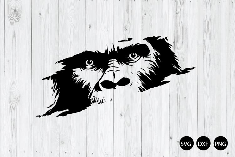 Peeking Bigfoot SVG, Bigfoot SVG, Animal SVG