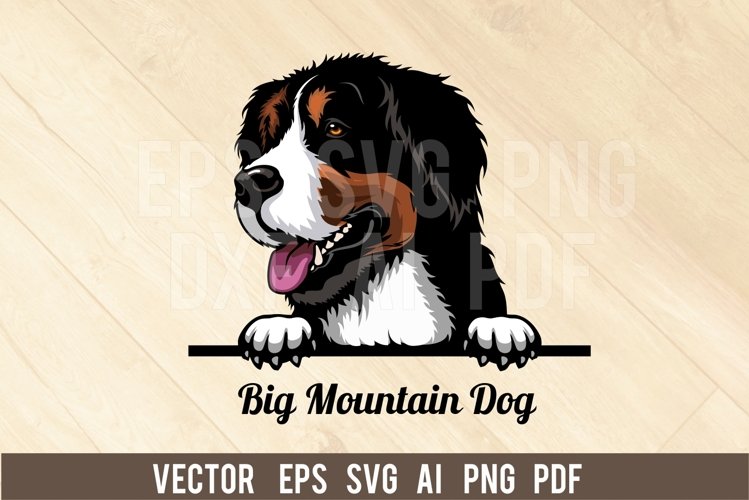 Peeking Dog Svg Image 6