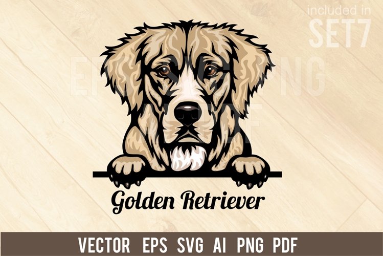 Peeking Dog Svg Image 3