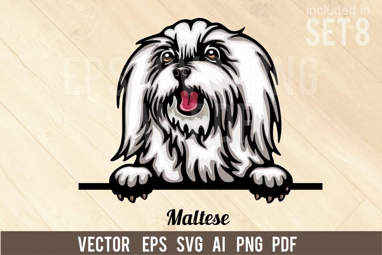 Peeking Dog Svg Image 18