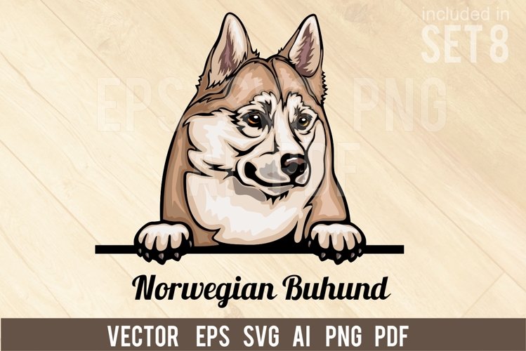Peeking Dog Svg Image 16