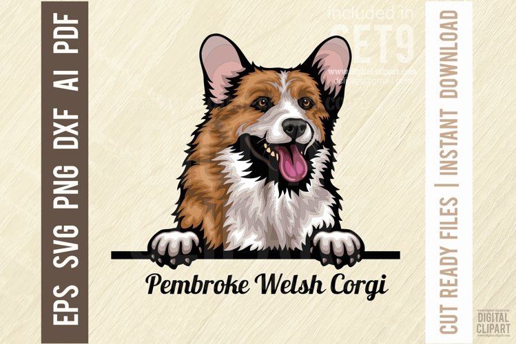 Peeking Dog Svg Image 24