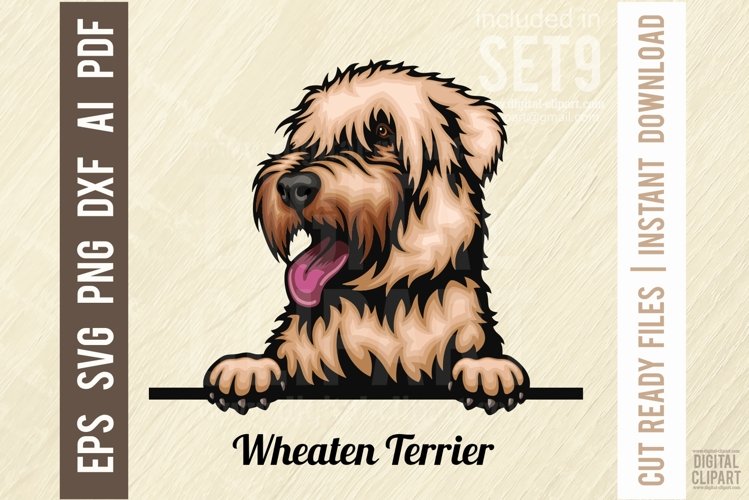 Peeking Dog Svg Image 13