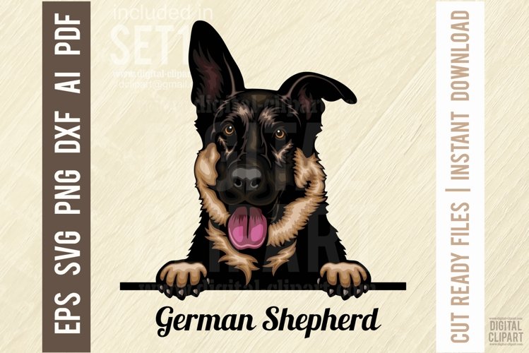 Peeking Dog Svg Image 23