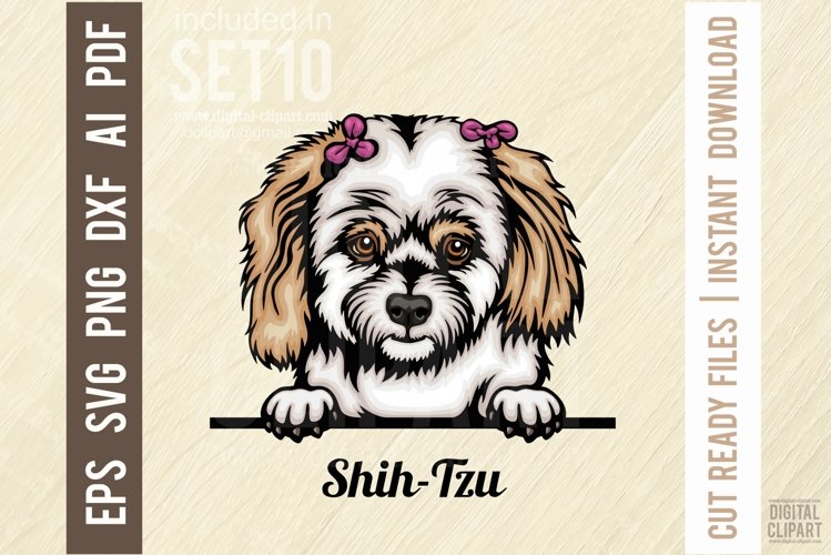 Peeking Dog Svg