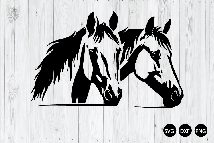 Peeking Horses SVG, Horse SVG, Animal SVG