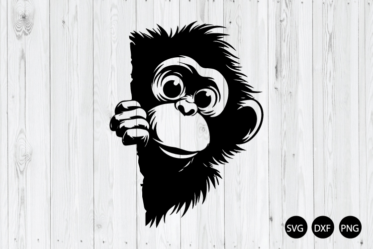 Monkey Svg Image 21