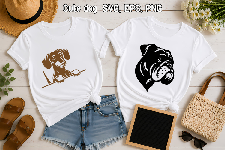 Dog Silhouette Image 3