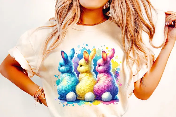Watercolor Easter Peeps PNG, Easter Bunny PNG, Peeps PNG