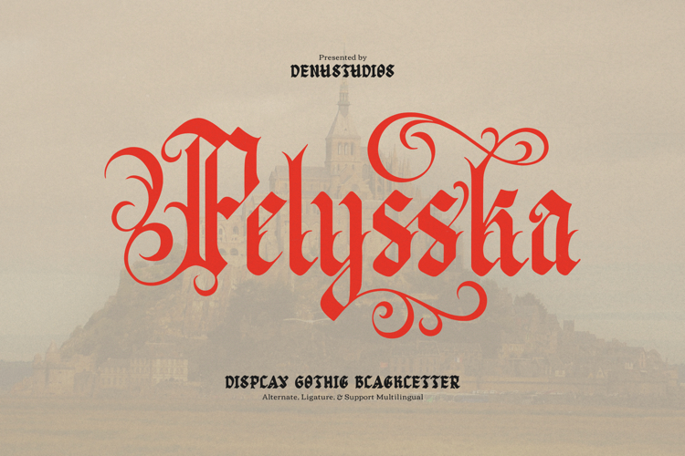 Pelysska | Display Gothic Blackletter