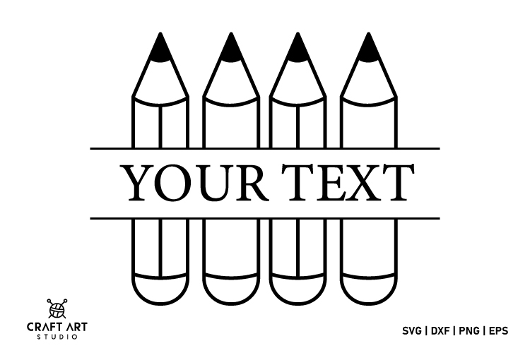 Back To School Monogram SVG | Teacher SVG Designs