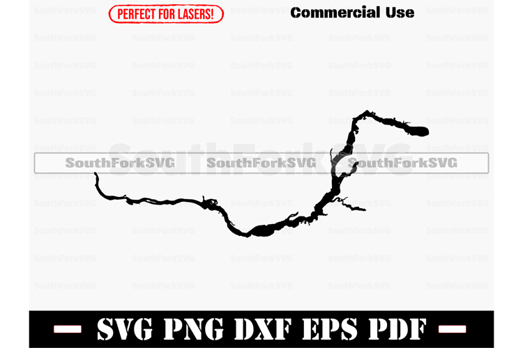 Pend Oreille River BC CA Map SVG PNG DXF EPS PDF