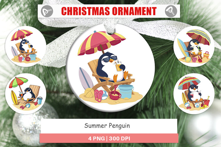 Ornament Summer Penguin example image 1
