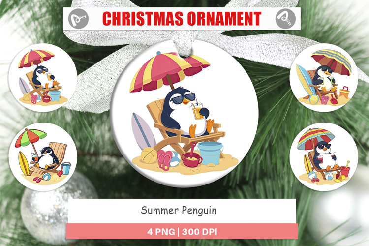 Ornament Summer Penguin