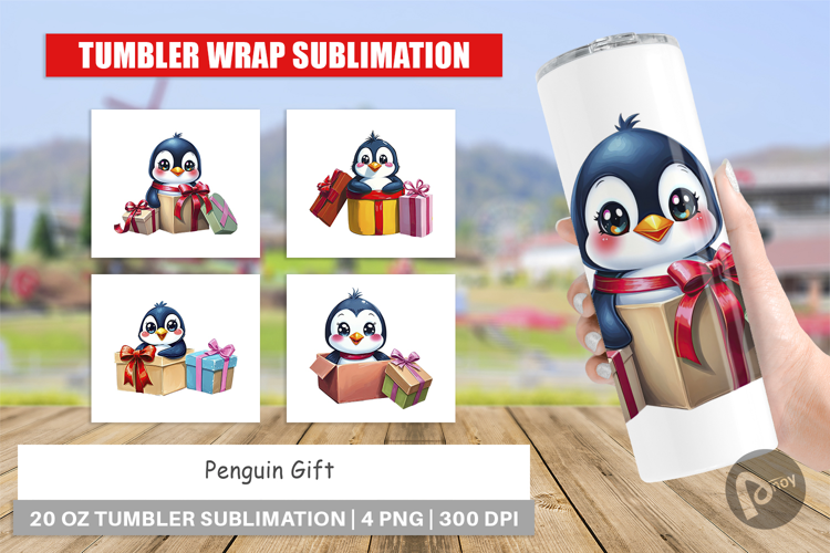 Tumbler Penguin Gift