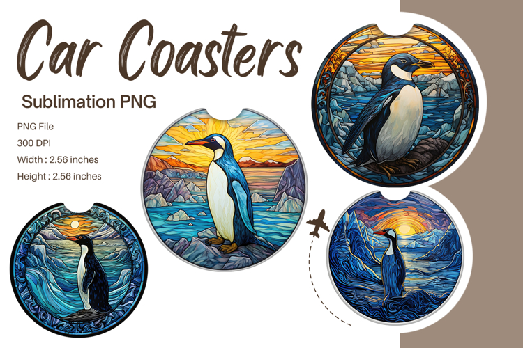 Car Coaster Sublimation Template  Image 3