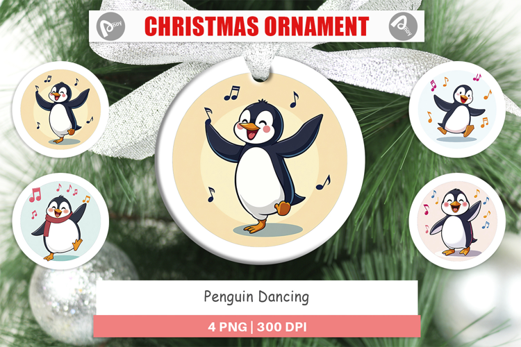 Ornament Penguin Dancing