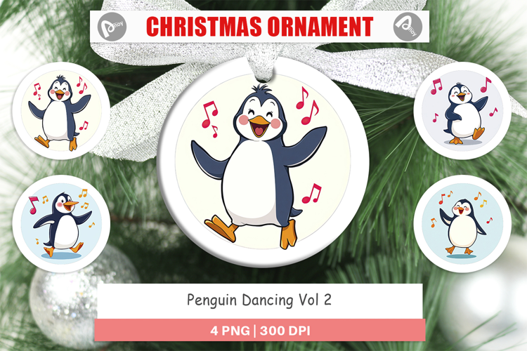 Ornament Penguin Dancing