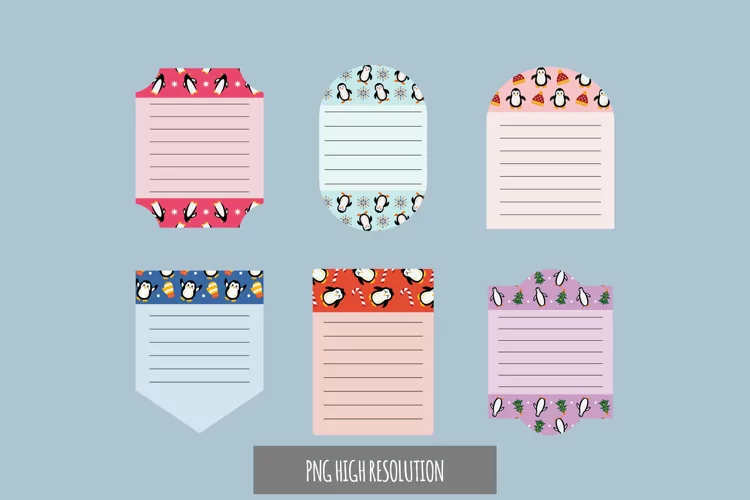 Penguin Shaped Journaling Page