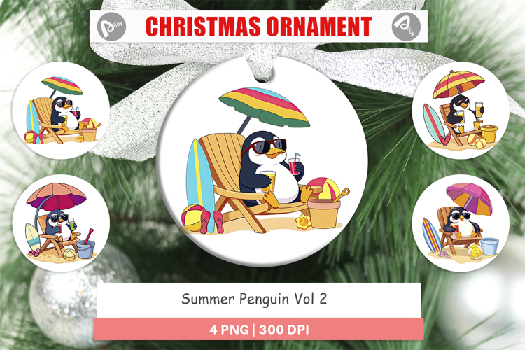 Ornament Summer Penguin