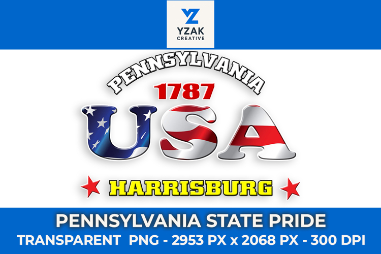 Pennsylvania State Pride Graphic Design