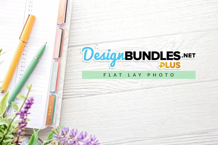 Pens and Planner Flat Lay Photo