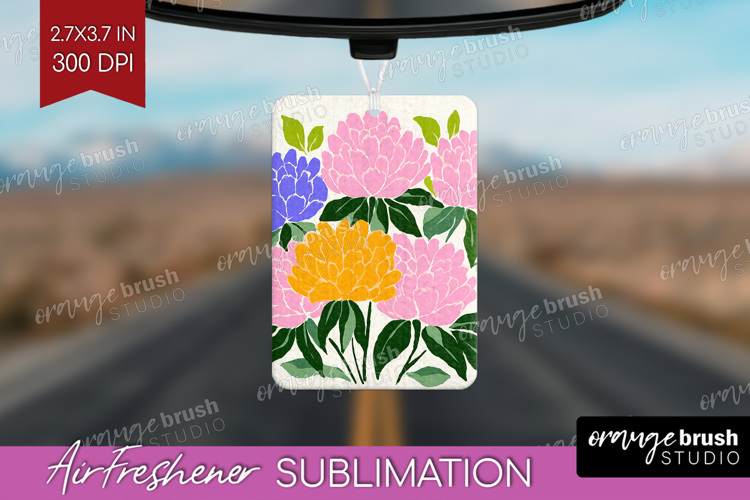 Peony Modern Floral Air Freshener PNG Sping Flower PNG