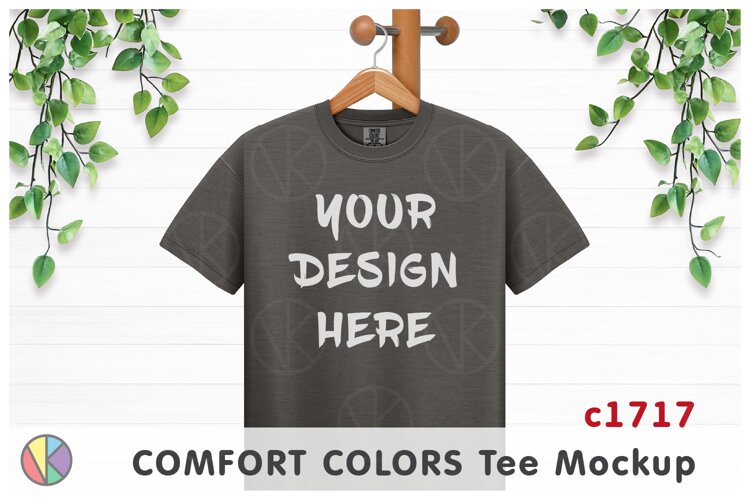 Pepper Comfort Colors 1717 T-Shirt Mockup.
