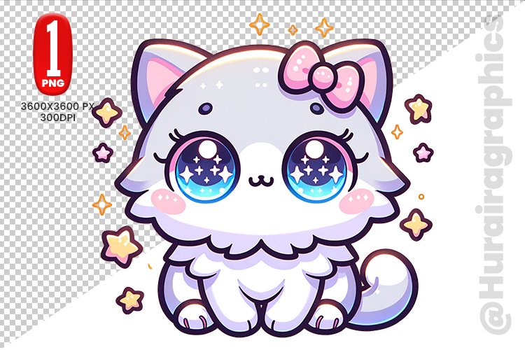 Cute Cat Clipart Image 19